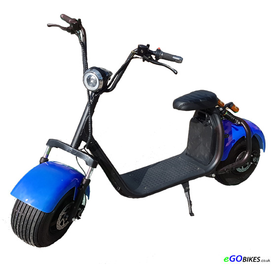 eGO HD Blue Electric Scooter Electric Scooters eGO Bikes Scooters